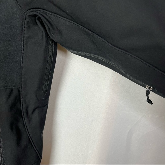 REI Black Full Zip Hard Shell Water Resistant Jacket S - Picture 4 of 5